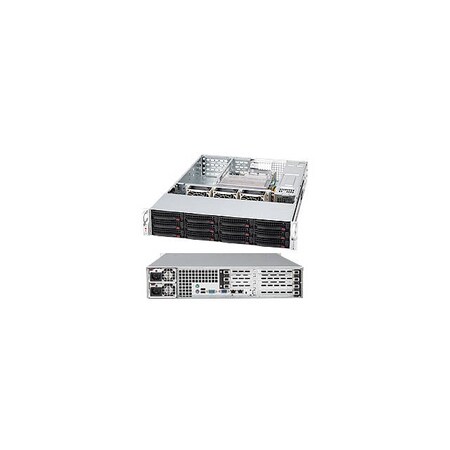 Supermicro Supermicro SC826TQ-R800UB Chassis - Rack-mountable - Black CSE-826TQ-R800UB